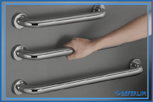 Agarraderas de Acero para Baño